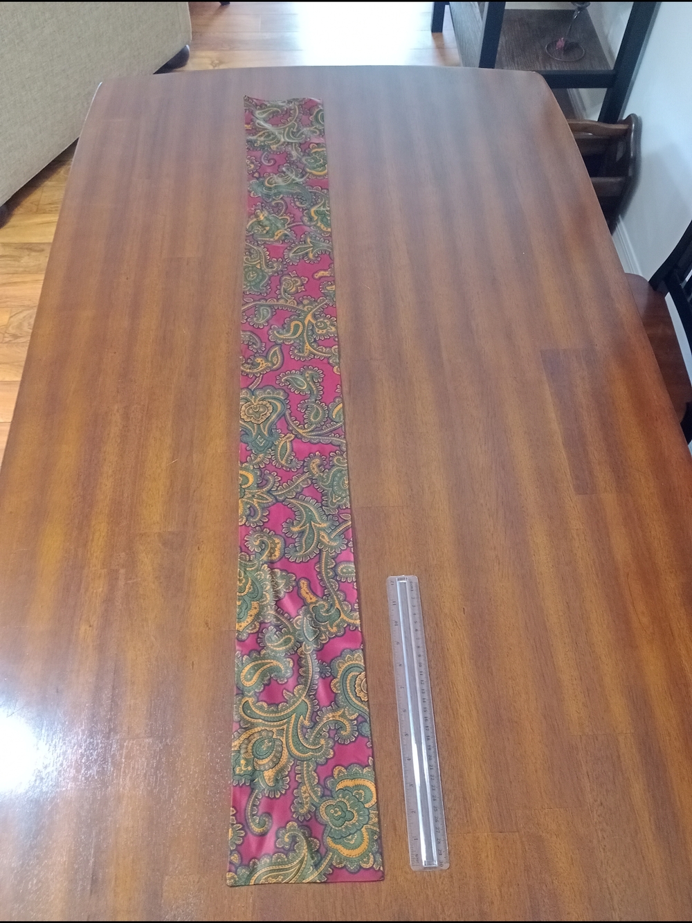 Women’s Paisley Lightweight Scarf Wrap - Pink & Green